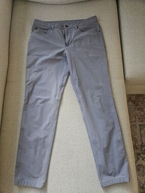 7 Diamonds Slim Fit Pants W32 L30 — Light Gray